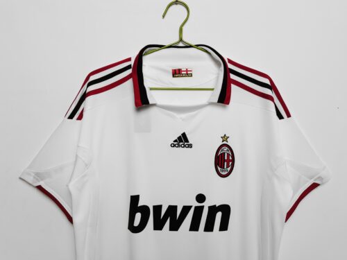 Retro AC Milan 09 10 Borte Fotballdrakter