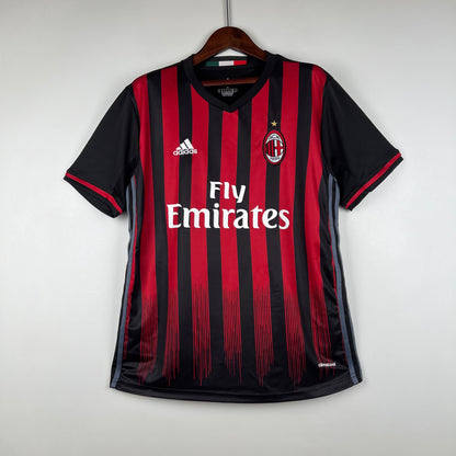 Retro AC Milan 16 17 Hjemme Fotballdrakter