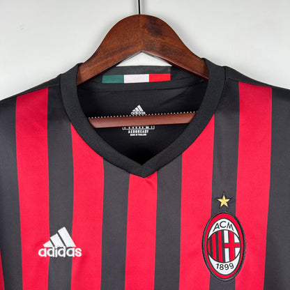 Retro AC Milan 16 17 Hjemme Fotballdrakter