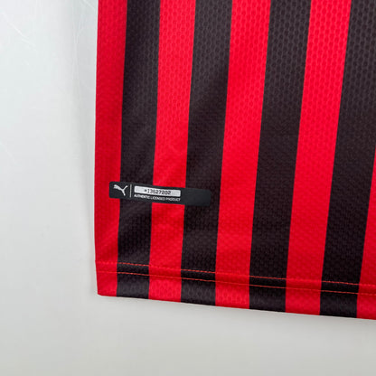 Retro AC Milan 19 20 Hjemme Fotballdrakter