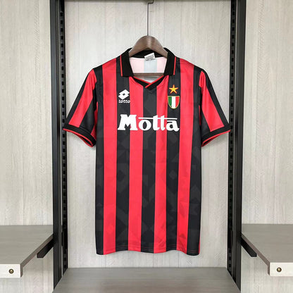 Retro AC Milan 1993-94 Hjemme Fotballdrakter