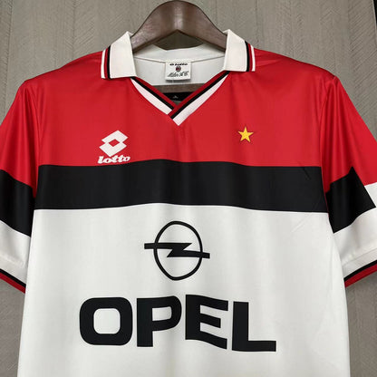Retro AC Milan 1994 95 Borte Fotballdrakter