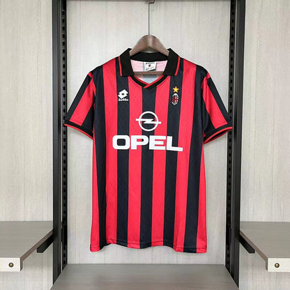 Retro AC Milan 1995-96 Hjemme Fotballdrakter