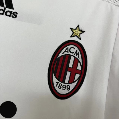 Retro AC Milan 2007 08 Borte Fotballdrakter
