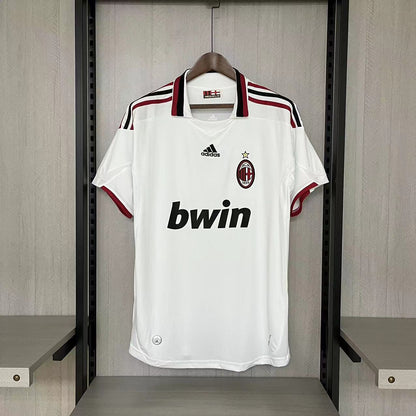 Retro AC Milan 2009-10 Borte Fotballdrakter