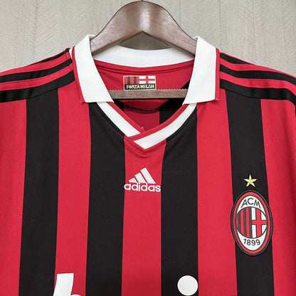 Retro AC Milan 2009 10 Hjemme Fotballdrakter