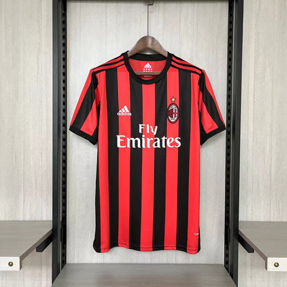 Retro AC Milan 2017-18 Hjemme Fotballdrakter