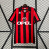 Retro AC Milan 88 89 Hjemme Fotballdrakter