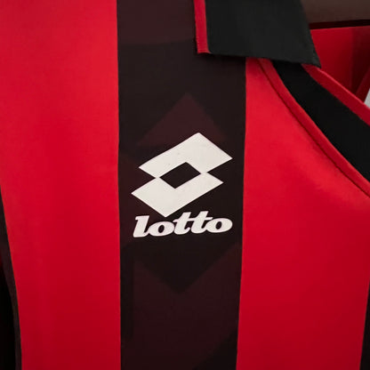 Retro AC Milan 88 89 Hjemme Fotballdrakter