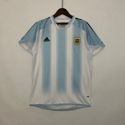 Retro Argentina 04-05 Hjemme Fotballdrakter