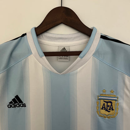 Retro Argentina 04 05 Hjemme Fotballdrakter