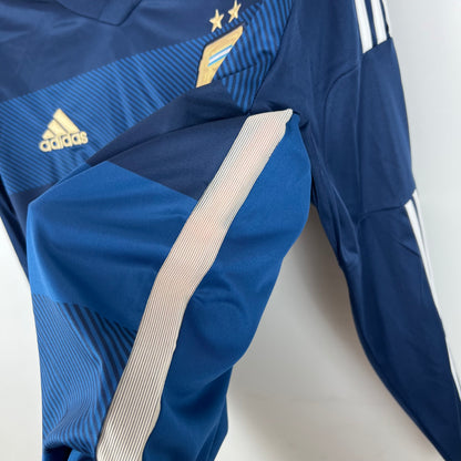 Retro Argentina 2014 Borte Fotballdrakter Langermet