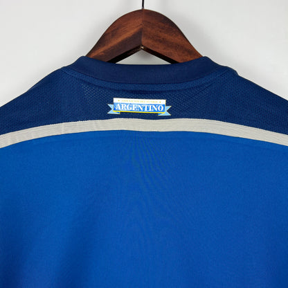 Retro Argentina 2014 Borte Fotballdrakter Langermet