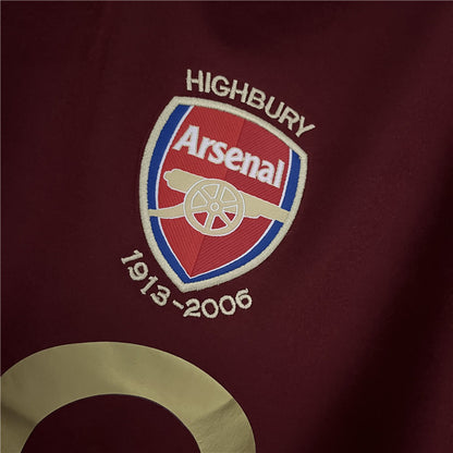 Retro Arsenal 2005 06 Hjemme Fotballdrakter