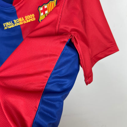 Retro Barcelona 08 09 UEFA Champions League Hjemme Fotballdrakter S XXL
