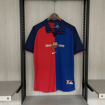 Retro Barcelona 100th Anniversary version Hjemme Fotballdrakter