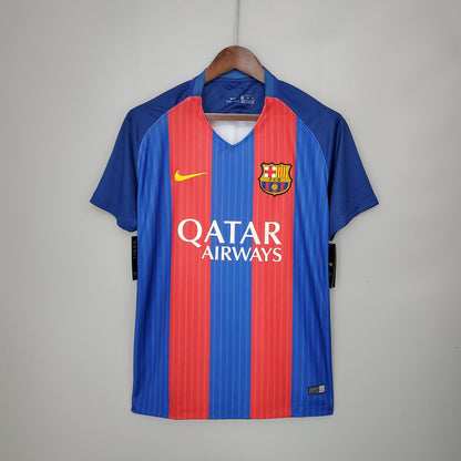 Retro Barcelona 16-17 Hjemme Fotballdrakter