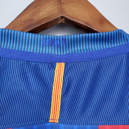 Retro Barcelona 16 17 Hjemme Fotballdrakter