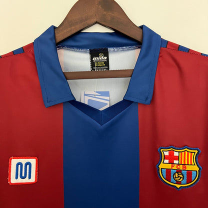 Retro Barcelona 80 82 Hjemme Fotballdrakter