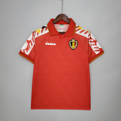 Retro Belgia 1995 Hjemme Fotballdrakter