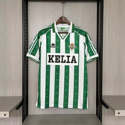 Retro Betis 1996-97 Hjemme Fotballdrakter