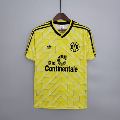 Retro Borussia Dortmund 1988 Hjemme Fotballdrakter