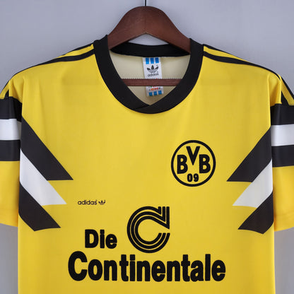 Retro Borussia Dortmund 1989 Hjemme Fotballdrakter