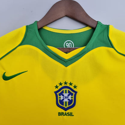 Retro Brasil 04 06 Hjemme Fotballdrakter
