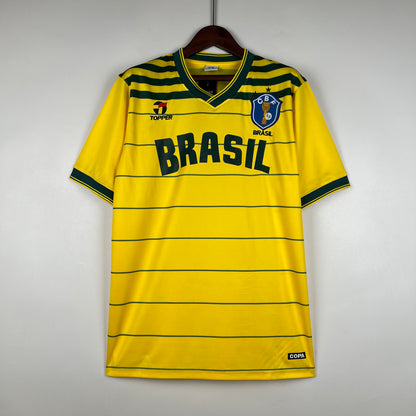 Retro Brasil 1984 Hjemme Fotballdrakter