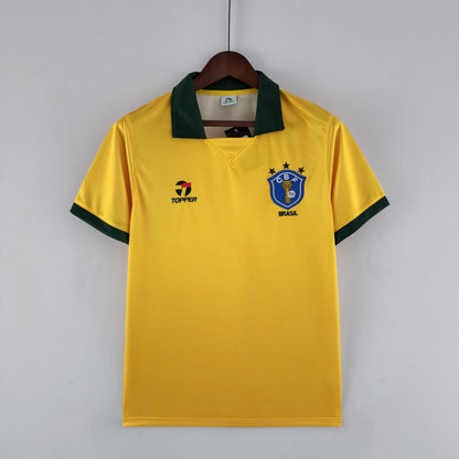 Retro Brasil 1998 Hjemme Fotballdrakter