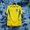 Retro Brasil 2002 World Cup Hjemme Fotballdrakter