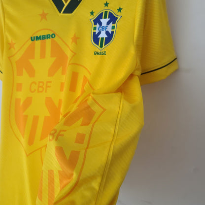 Retro Brasil 93 94 Hjemme Fotballdrakter