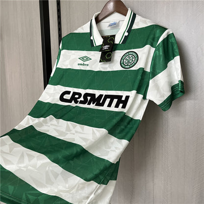 Retro Celtic 1989 91 Hjemme Fotballdrakter