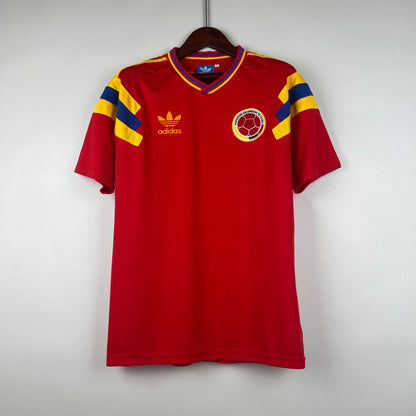 Retro Colombia 1990 Borte Fotballdrakter