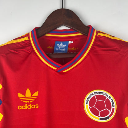 Retro Colombia 1990 Borte Fotballdrakter