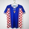 Retro Kroatia 1998 Borte Fotballdrakter