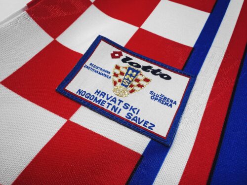 Retro Kroatia 1998 Borte Fotballdrakter