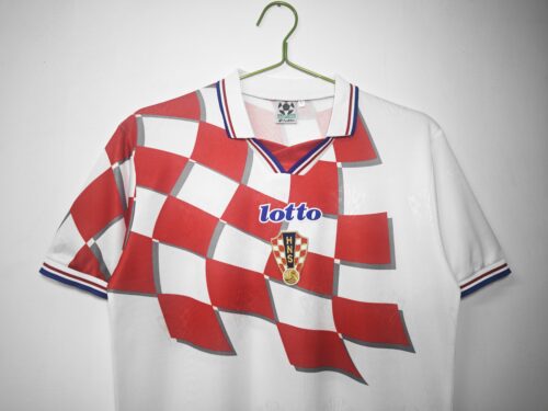 Retro Kroatia 1998 Hjemme Fotballdrakter