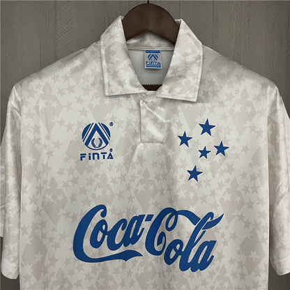 Retro Cruzeiro 93 94 Borte Fotballdrakter