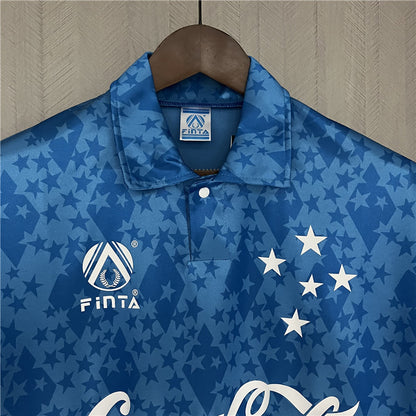 Retro Cruzeiro 93 94 Hjemme Fotballdrakter