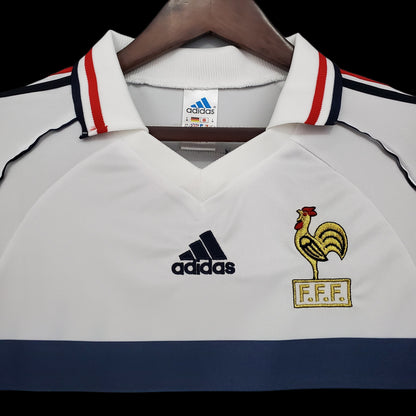 Retro Frankrike 1998 Borte Fotballdrakter