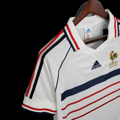 Retro Frankrike 1998 Borte Fotballdrakter