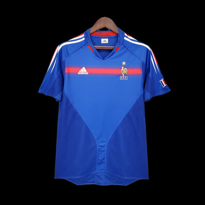 Retro Frankrike 2004 Hjemme Fotballdrakter
