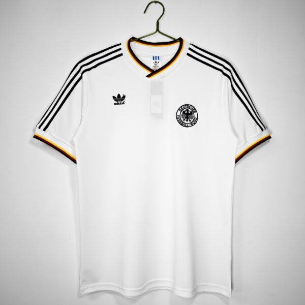 Retro Tyskland 1986 Hjemme Fotballdrakter