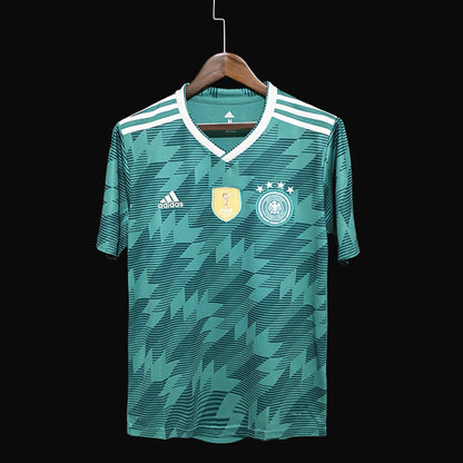 Retro Tyskland 2018 Borte Fotballdrakter