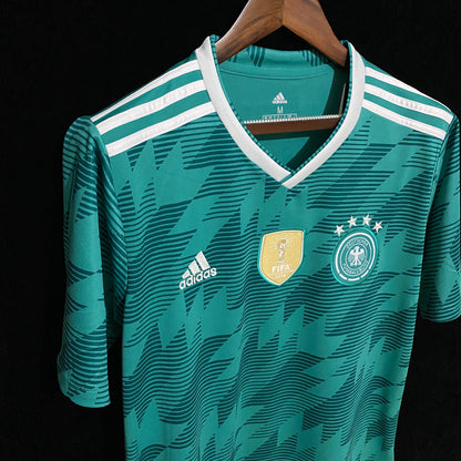 Retro Tyskland 2018 Borte Fotballdrakter