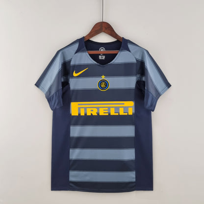 Retro Inter Milan 04-05 third Borte Fotballdrakter