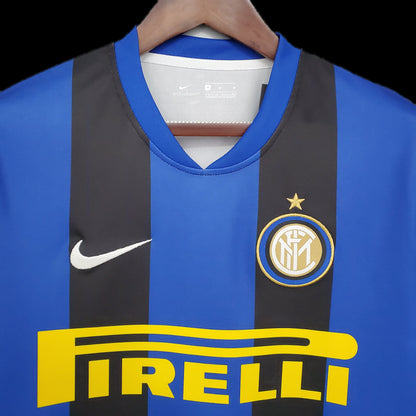 Retro Inter Milan 08 09 Hjemme Fotballdrakter