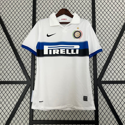 Retro Inter Milan 09-10 Borte Fotballdrakter