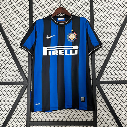 Retro Inter Milan 09-10 Hjemme Fotballdrakter